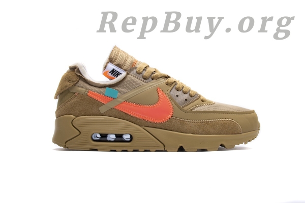 Nike Air Max 90 OFF-WHITE Desert Ore AA7293-200 - 图片 3