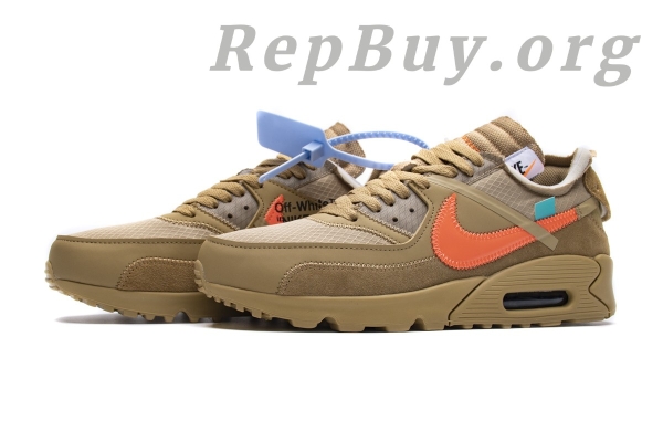 Nike Air Max 90 OFF-WHITE Desert Ore AA7293-200 - 图片 4