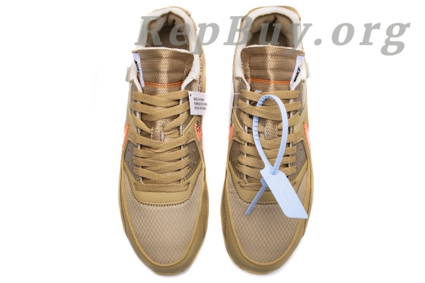 Nike Air Max 90 OFF-WHITE Desert Ore AA7293-200 - 图片 6