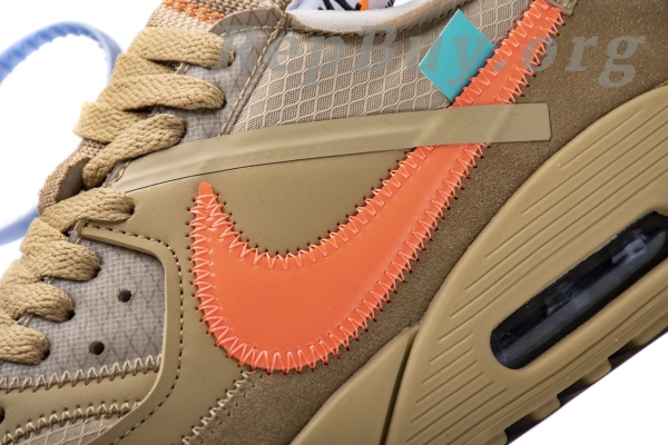 Nike Air Max 90 OFF-WHITE Desert Ore AA7293-200 - 图片 28