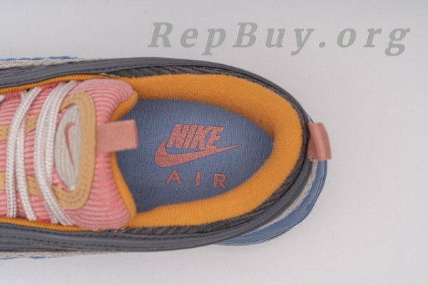 Top Version Nike Air Max 97 Corduroy Light Blue CQ7512-462 - Image 8