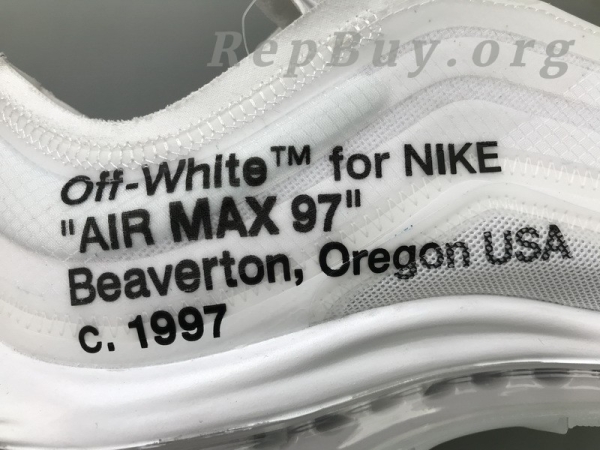 Top Version Nike Air Max 97 Off-White AJ4585-100 - 图片 19