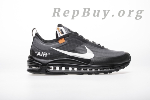 Top Version Nike Air Max 97 Off-White Black AJ4585-001 - 图片 4