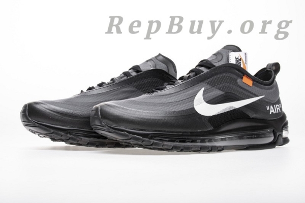 Top Version Nike Air Max 97 Off-White Black AJ4585-001 - 图片 6