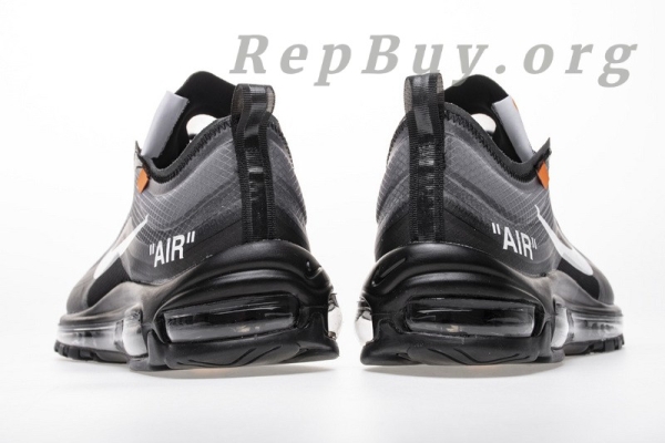 Top Version Nike Air Max 97 Off-White Black AJ4585-001 - 图片 7