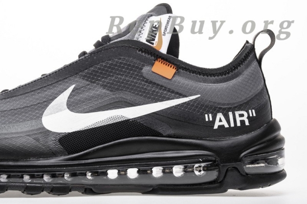 Top Version Nike Air Max 97 Off-White Black AJ4585-001 - 图片 15