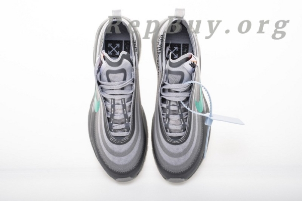 Top Version Nike Air Max 97 Off-White Menta AJ4585-101 - 图片 8