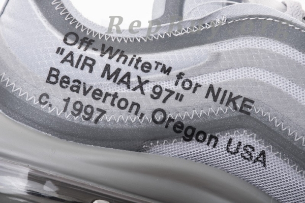 Top Version Nike Air Max 97 Off-White Menta AJ4585-101 - 图片 21