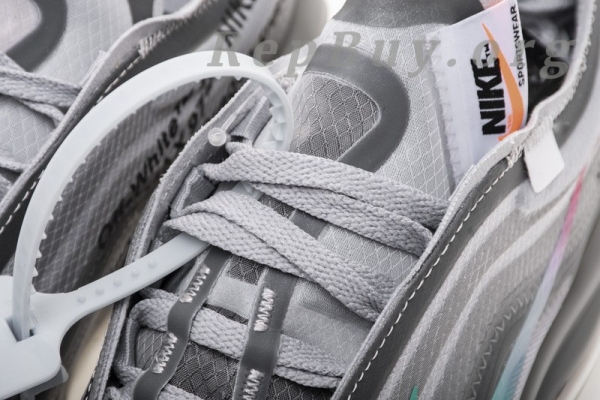 Top Version Nike Air Max 97 Off-White Menta AJ4585-101 - 图片 13
