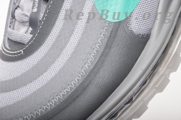 Top Version Nike Air Max 97 Off-White Menta AJ4585-101 - 图片 16