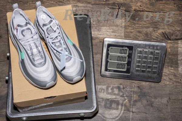 Top Version Nike Air Max 97 Off-White Menta AJ4585-101 - 图片 24