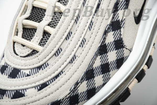 Top Version Nike Air Max 97 Plaid Light Cream 312834-201 - 图片 15