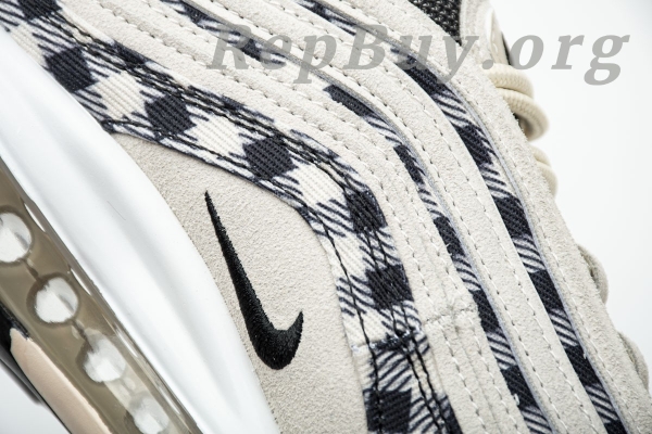 Top Version Nike Air Max 97 Plaid Light Cream 312834-201 - 图片 16