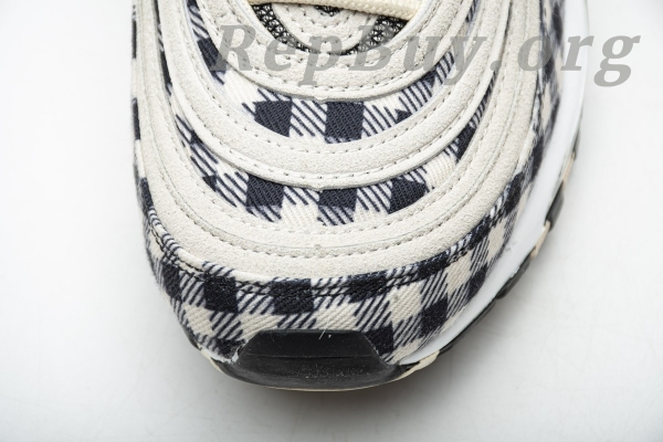 Top Version Nike Air Max 97 Plaid Light Cream 312834-201 - 图片 10