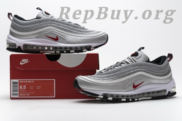 Top Version Nike Air Max 97 Silver Bullet (2016/2017) 884421-001 - 图片 20