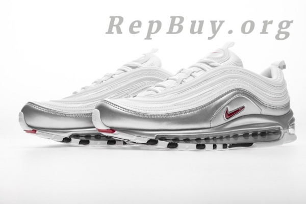 Top Version Nike Air Max 97 Silver White AT5458-100 - 图片 4