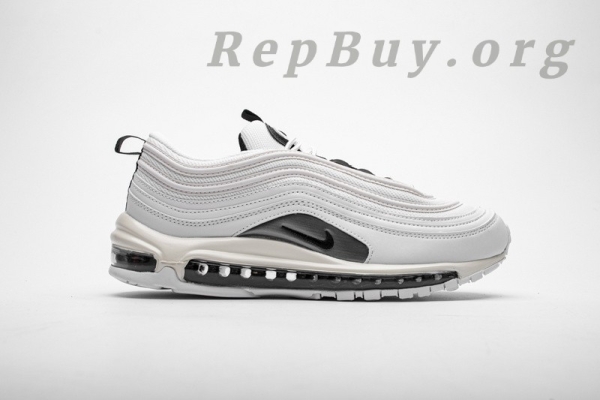 Top Version Nike Air Max 97 White Black Silver (W) 921733-103 - 图片 3