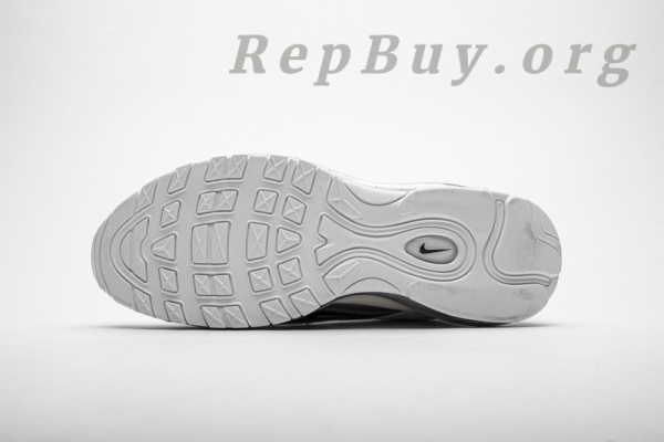 Top Version Nike Air Max 97 White Black Silver (W) 921733-103 - 图片 7