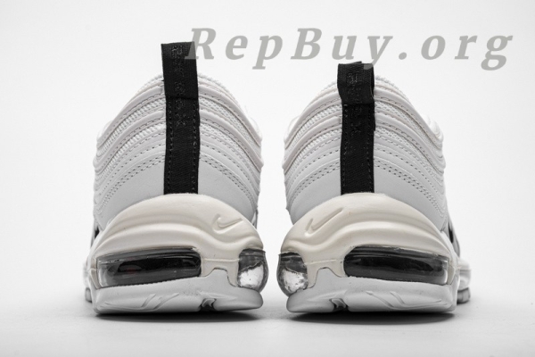 Top Version Nike Air Max 97 White Black Silver (W) 921733-103 - 图片 6