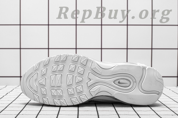 Top Version Nike Air Max 97 White Reflect Silver 921826-105 - 图片 6