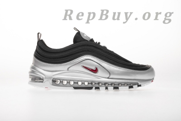 Top Version Nike Air Max 97 Silver Black AT5458-001 - 图片 3