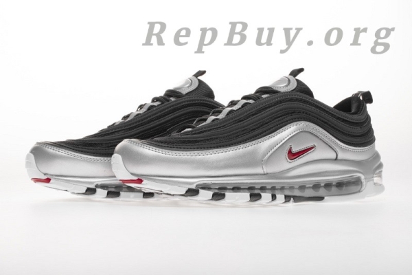Top Version Nike Air Max 97 Silver Black AT5458-001 - 图片 4