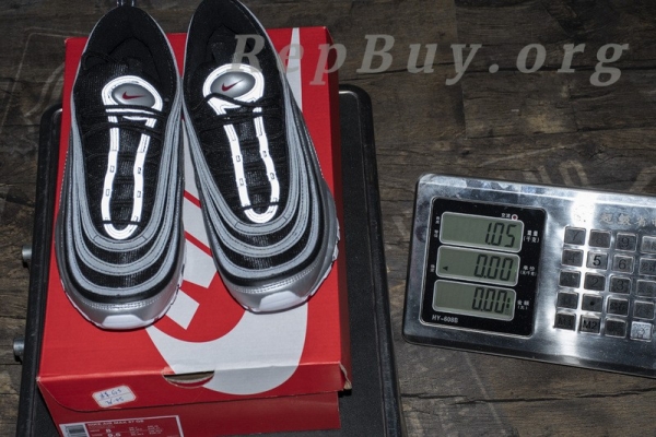 Top Version Nike Air Max 97 Silver Black AT5458-001 - 图片 22