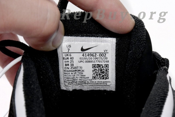 Nike Air More Uptempo Black White 414962-002 - Image 6