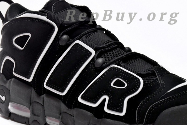 Nike Air More Uptempo Black White 414962-002 - Image 8