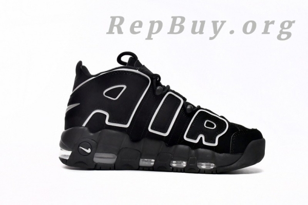 Nike Air More Uptempo Black White 414962-002 - Image 11