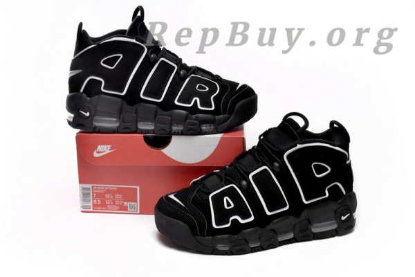 Nike Air More Uptempo Black White 414962-002 - Image 13