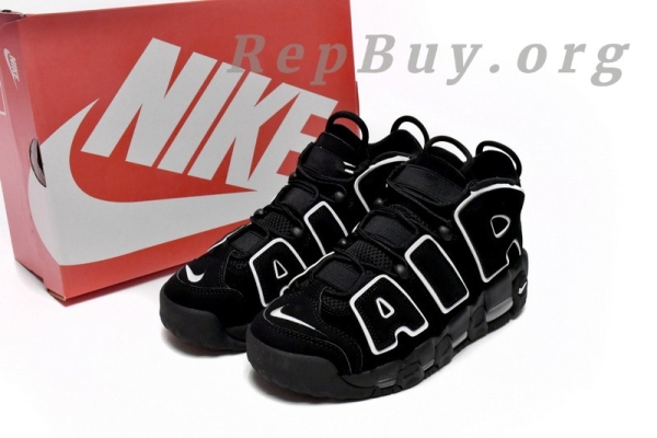Nike Air More Uptempo Black White 414962-002 - Image 14