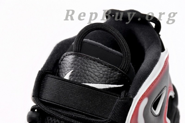 Nike Air More Uptempo Black White Laser Crimson CJ6129-001 - Image 7