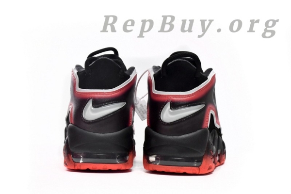 Nike Air More Uptempo Black White Laser Crimson CJ6129-001 - Image 4