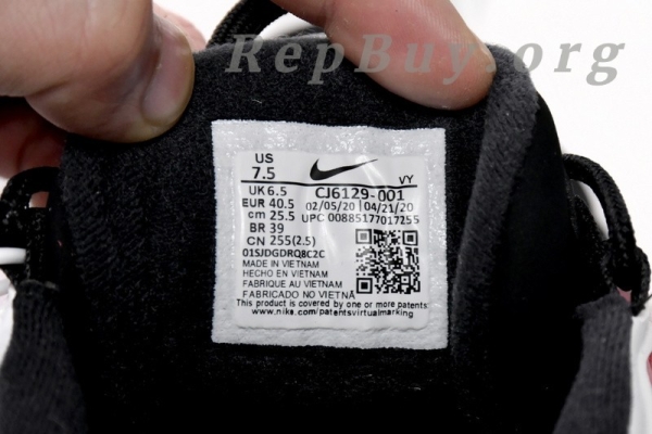 Nike Air More Uptempo Black White Laser Crimson CJ6129-001 - Image 9