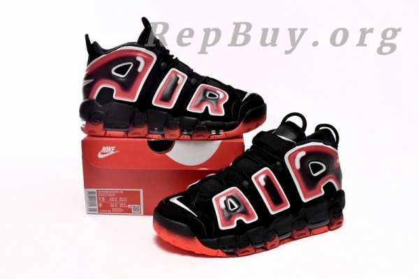 Nike Air More Uptempo Black White Laser Crimson CJ6129-001 - Image 13