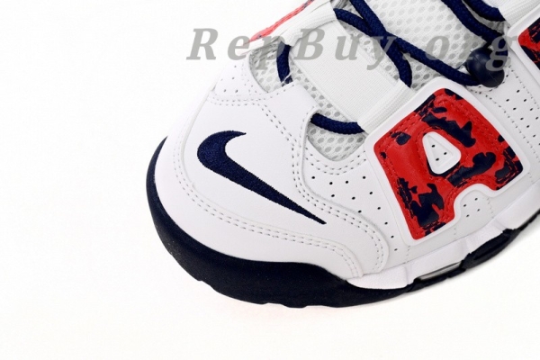 Nike Air More Uptempo White Blue Red Camo CZ7877-100 - Image 8
