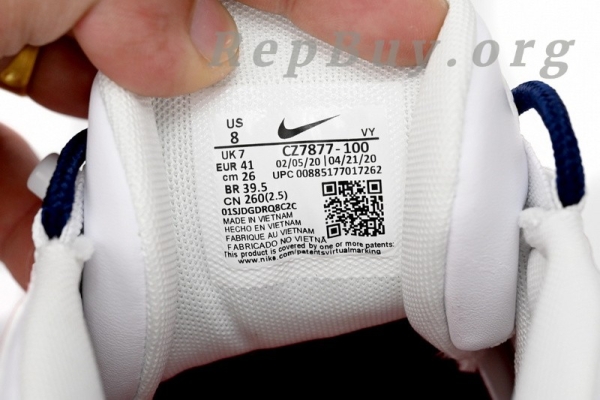 Nike Air More Uptempo White Blue Red Camo CZ7877-100 - Image 13