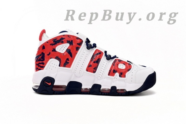 Nike Air More Uptempo White Blue Red Camo CZ7877-100 - Image 11