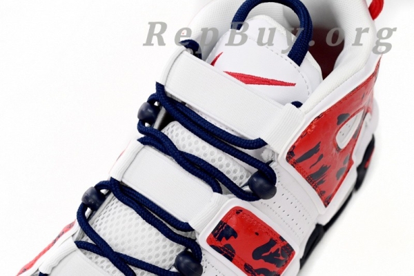 Nike Air More Uptempo White Blue Red Camo CZ7877-100 - Image 10