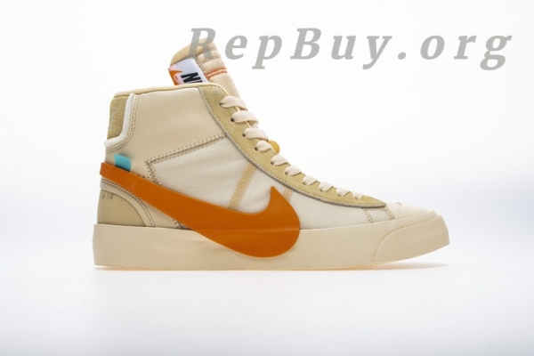 Top Version Nike Blazer Mid Off-White All Hallow's Eve AA3832-700 - Image 3