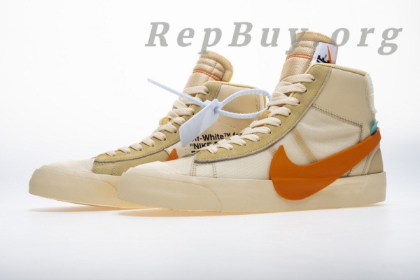 Top Version Nike Blazer Mid Off-White All Hallow's Eve AA3832-700 - Image 11