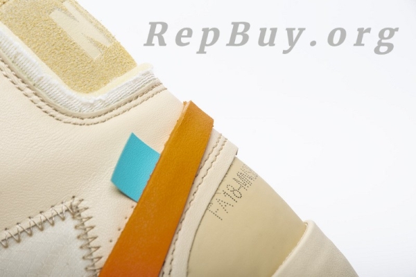 Top Version Nike Blazer Mid Off-White All Hallow's Eve AA3832-700 - Image 13