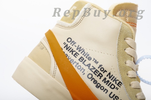 Top Version Nike Blazer Mid Off-White All Hallow's Eve AA3832-700 - Image 38