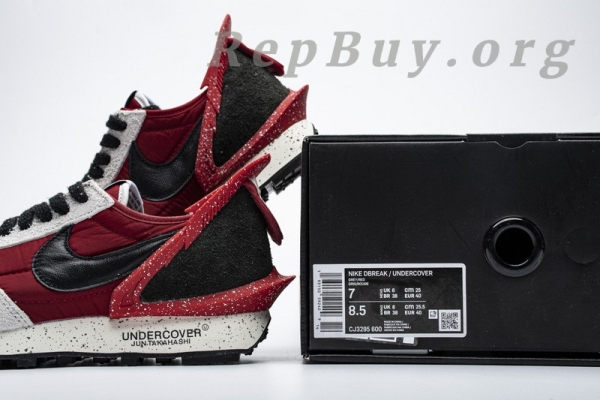 Top Version Nike Daybreak Undercover University Red (W) CJ3295-600 - 图片 27