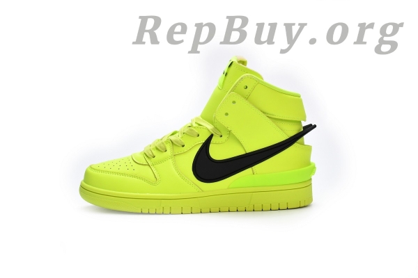 Top Version Nike Dunk High AMBUSH Flash Lime CU7544-300 - 图片 2