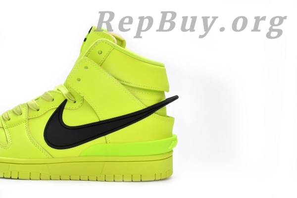 Top Version Nike Dunk High AMBUSH Flash Lime CU7544-300 - 图片 6