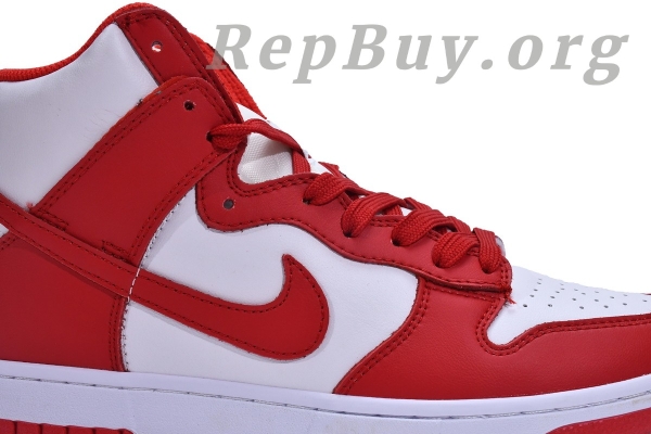 Top Version Nike Dunk High Championship White Red DD1399-106 - 图片 13