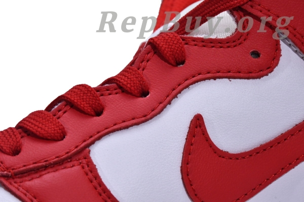 Top Version Nike Dunk High Championship White Red DD1399-106 - 图片 9