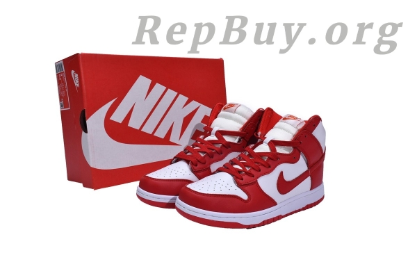 Top Version Nike Dunk High Championship White Red DD1399-106 - 图片 20